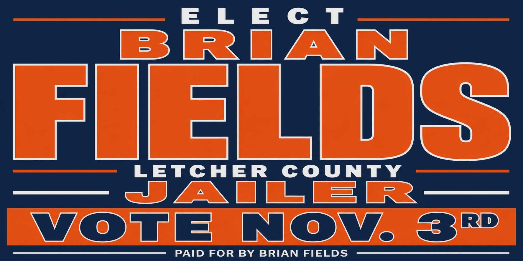 Brian Fields Campaign Shirt - Design A