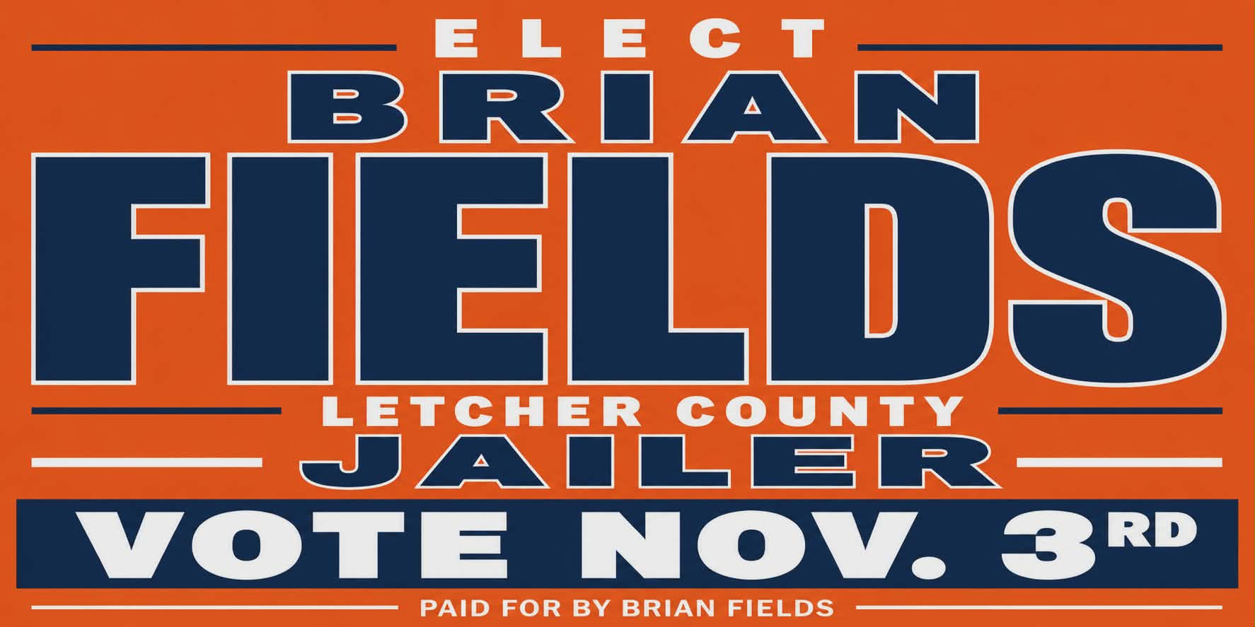 Brian Fields Campaign Shirt - Design B